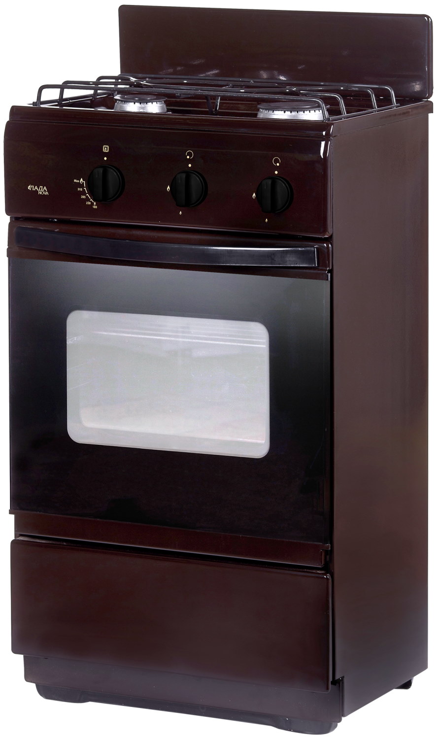 Газ. плита ЛАДА NOVA CG32013В(Flama CG3202 (2 горелки,газ-контроль дух,мет.щит,хоз.отсек) (АРТ434)