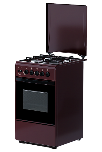 Газ. плита ЛАДА NOVA RG2427B (Flama FG2426W (4-x комф,крыш.проф.реш,подсв,эл.розж,газ-контр. дух)(АРТ490)