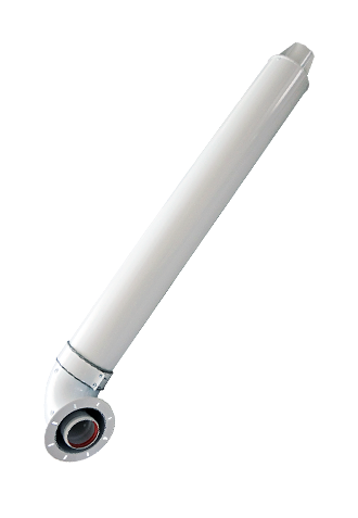Комплект коаксиальный d 60/100 - 0,75м VIVAT (Все котлы, кроме Immergas и Navien 75/100). Антилёд